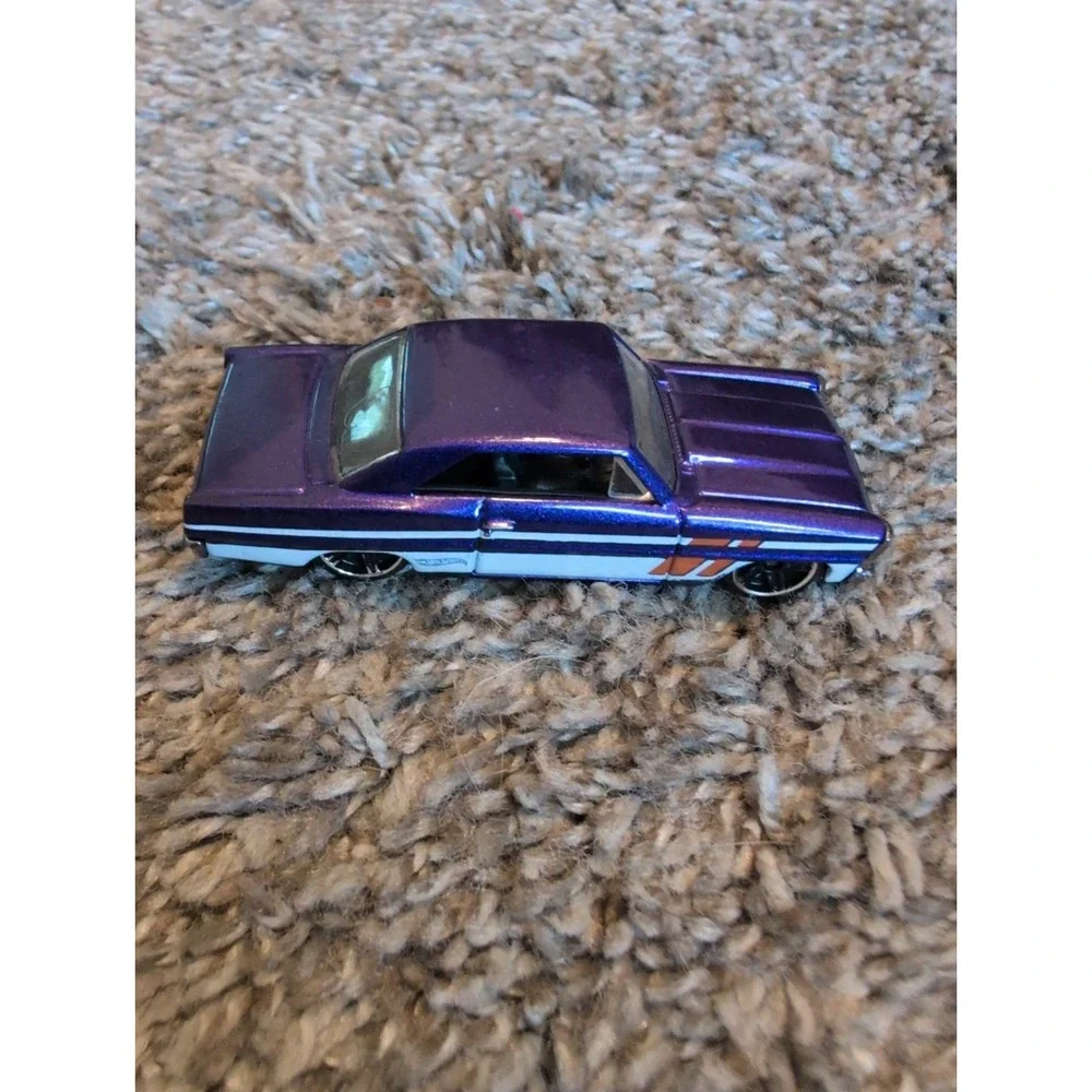 Hot Wheels 2006 Mattel 66 Nova Purple Diecast Toy Car 1966 Vehicle Malaysia